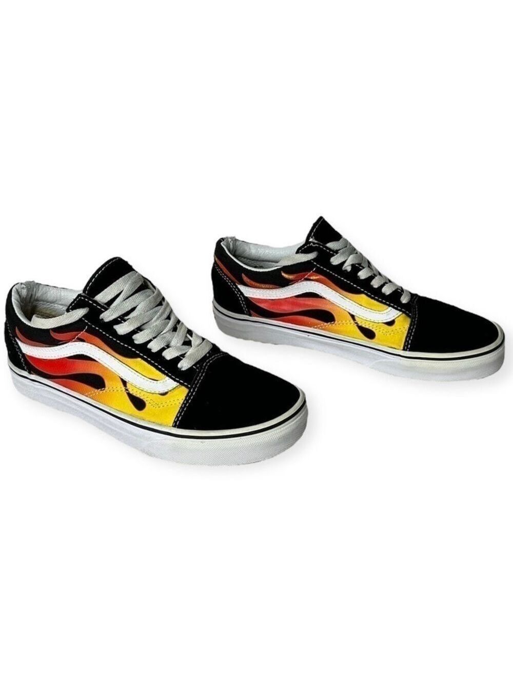 Vans Old Skool Flame Skate Shoes Men's‎ 6 Women's 7.5